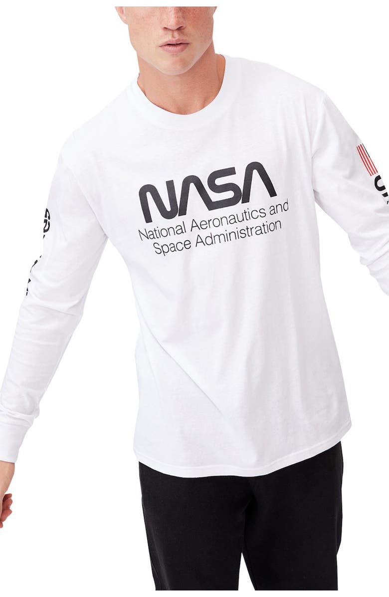 Cotton On NASA Long Sleeve T-Shirt, Main, color, 