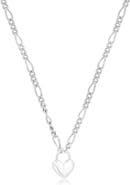 The Lovery Fine Jewelry Figaro Heart Padlock Necklace