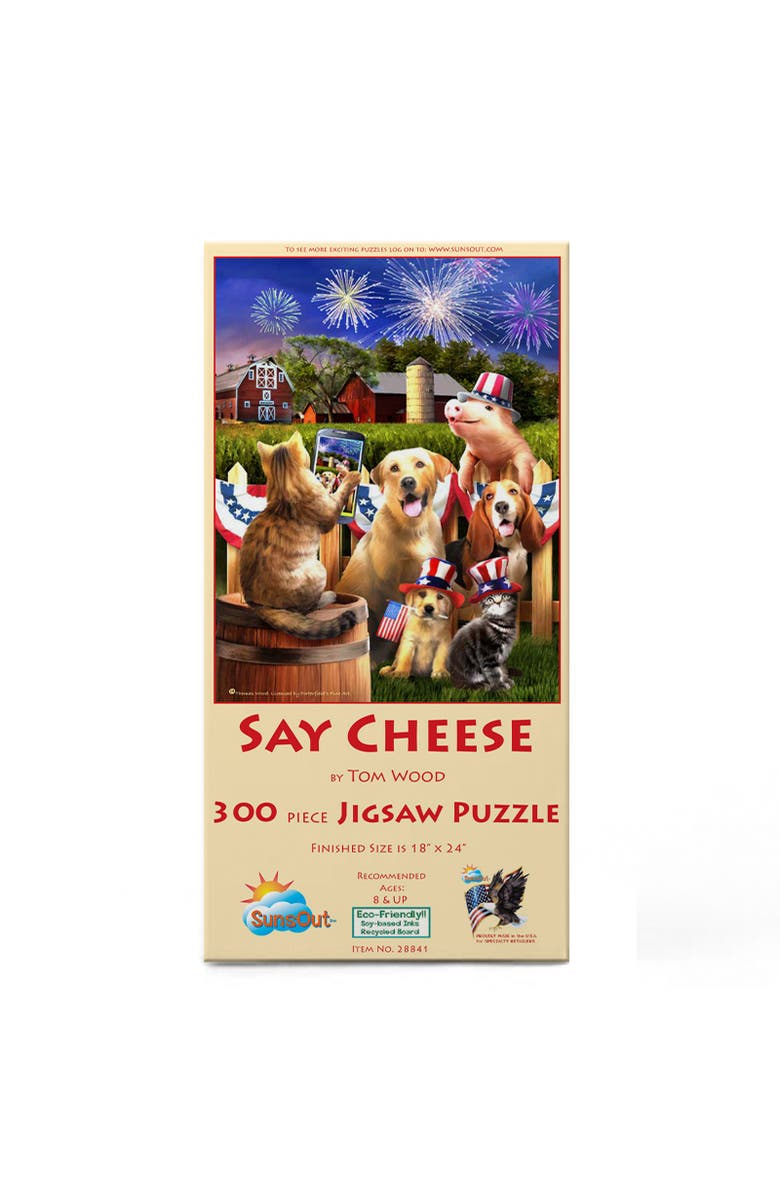 Sunsout Say Cheese 300 piece Jigsaw Puzzle for Adults, Alternate, color, Multicolor