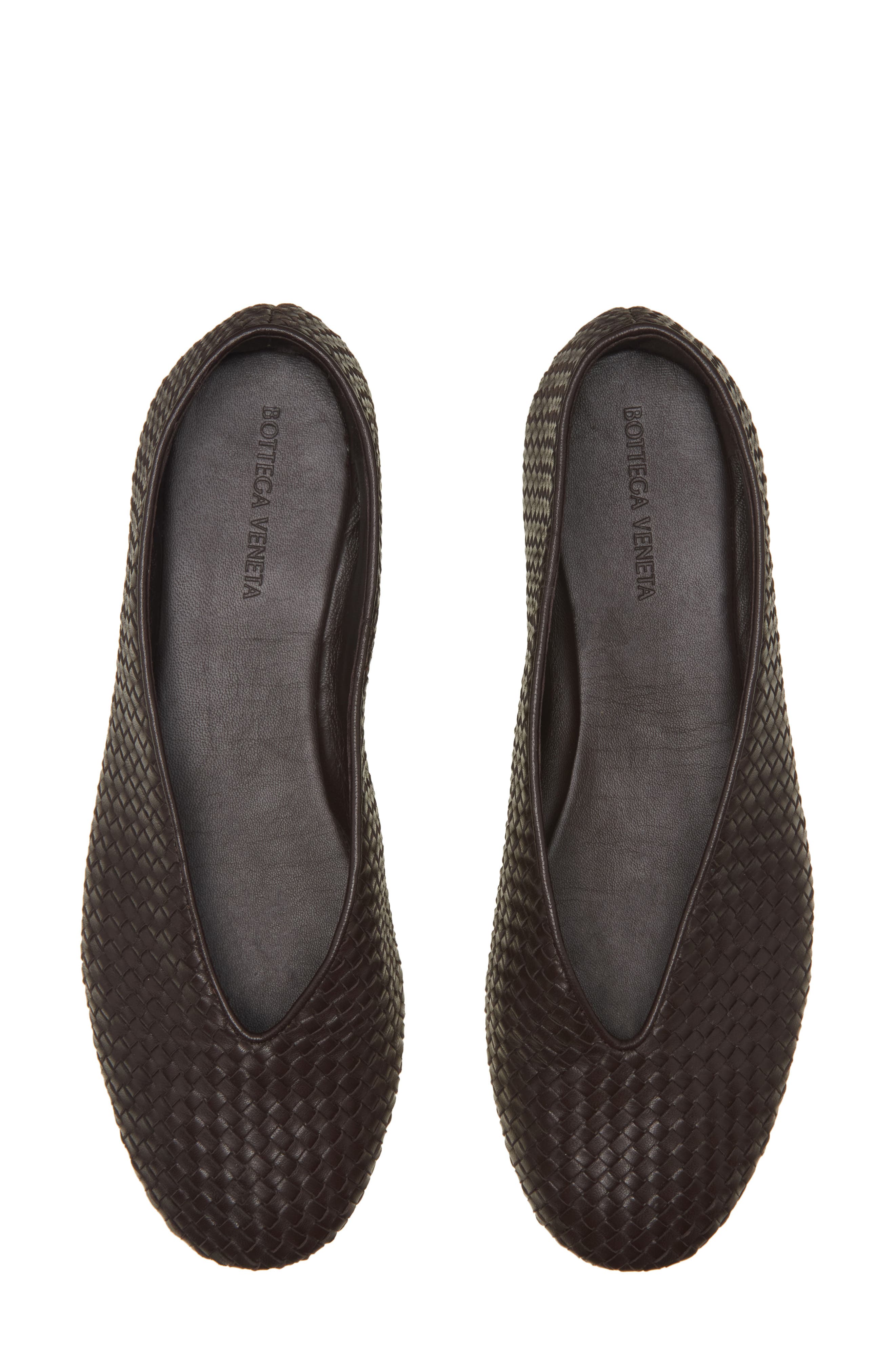 Bottega Veneta Lagoon Intrecciato Ballet Flat, Alternate, color, 2113 Fondant