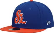 New Era Men's New Era Blue St. Lucie Mets Authentic Collection Team Home 59FIFTY Fitted Hat