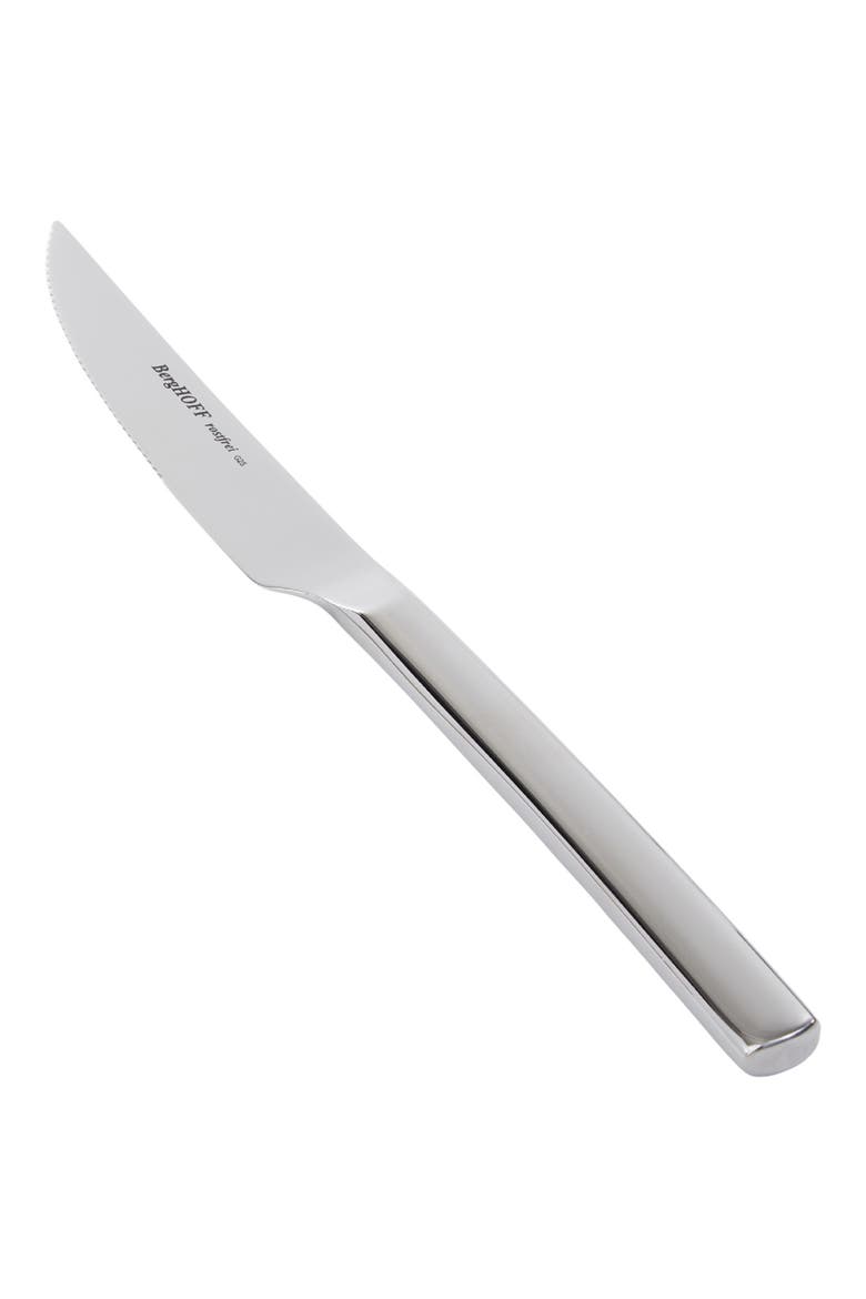 Leo Pure 4-Piece Steak Knife Set, Alternate, color, SILVER