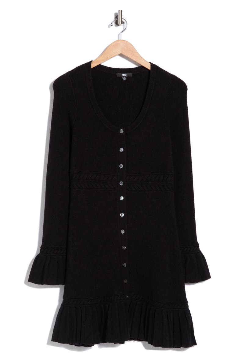 Loretta Dress, Main, color, BLACK