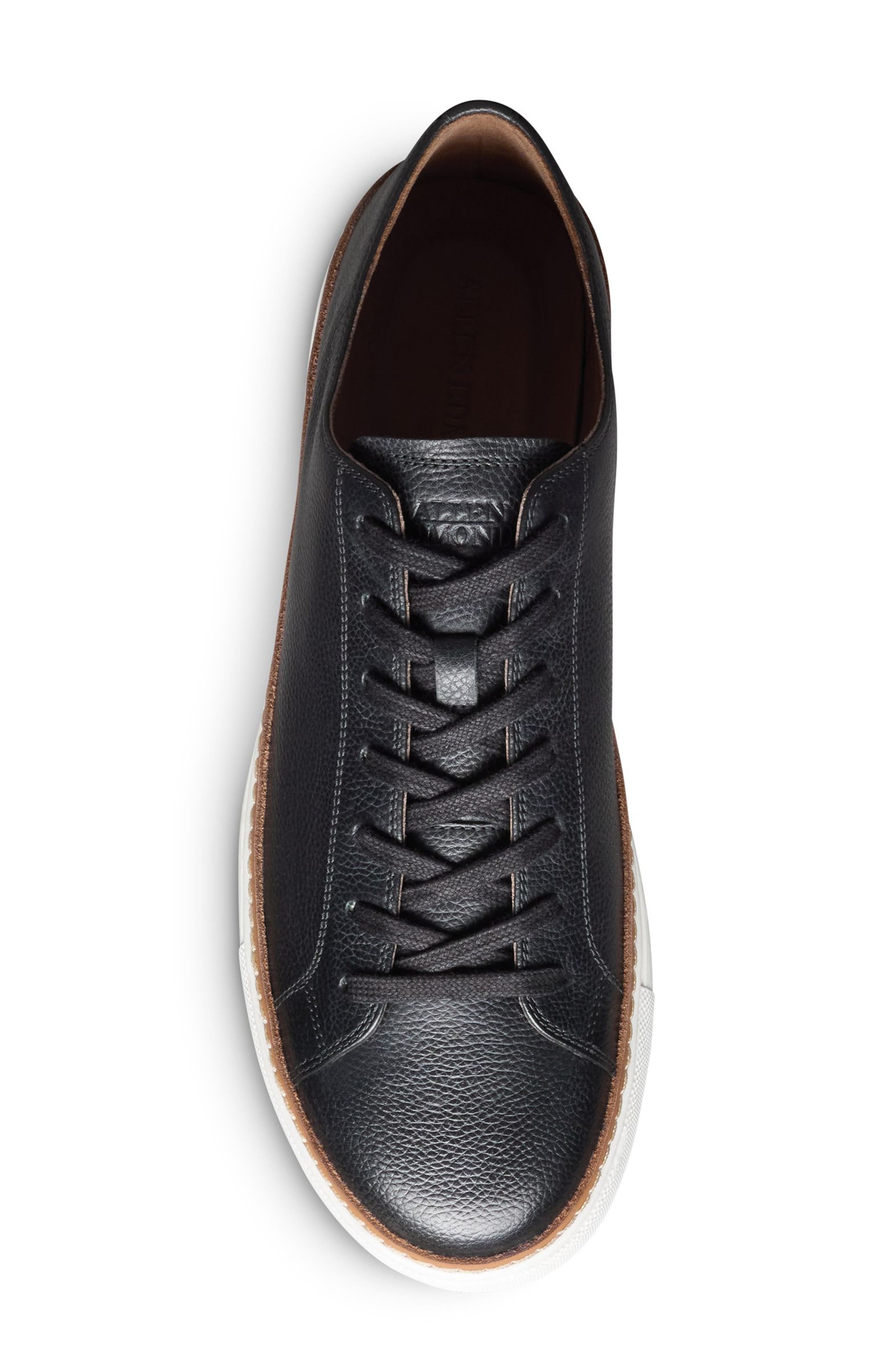Allen Edmonds Percy Low Top Sneaker, Alternate, color, Black