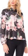 Ted Baker Casery Floral Georgette Button-Up Shirt