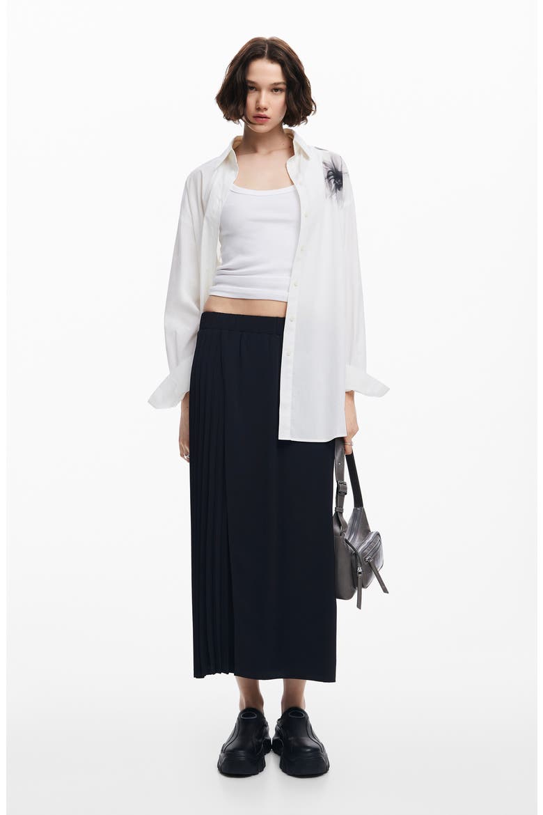 Fal Xining Skirt, Alternate, color, BLACK