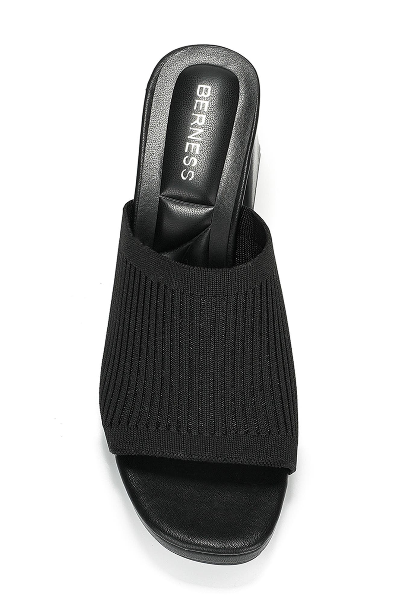 BERNESS Chi Stretch Slide Sandal, Alternate, color, Black