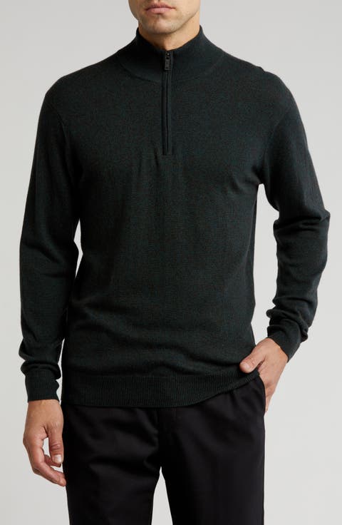 Cashmere Merino Half-Zip Sweater