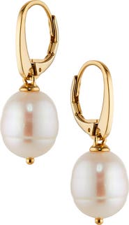 Nadri Freshwater Pearl Drop Earrings