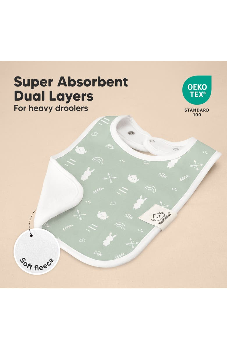 KeaBabies 8-Pack Coast Drool Bibs, Alternate, color, Nordic