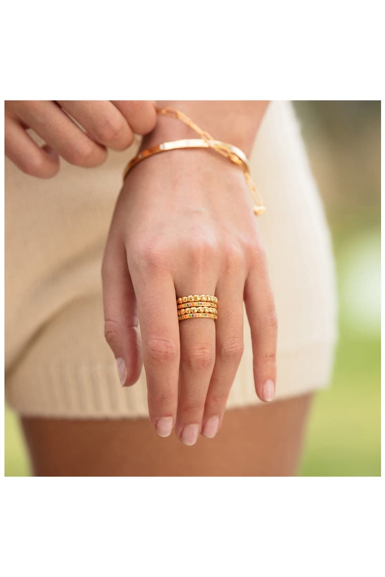 Skinny Semiprecious Stone Stacking Ring, Alternate, color, YELLOW GOLD