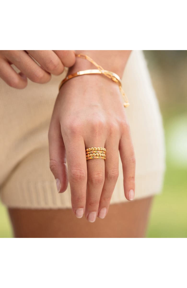 Monica Vinader Skinny Semiprecious Stone Stacking Ring, Alternate, color,