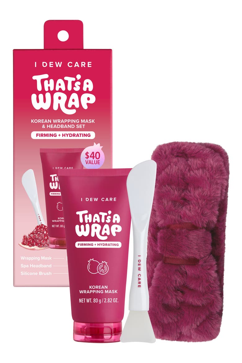 That's a Wrap Korean Wrapping Mask & Headband Set, Main, color, NO COLOR