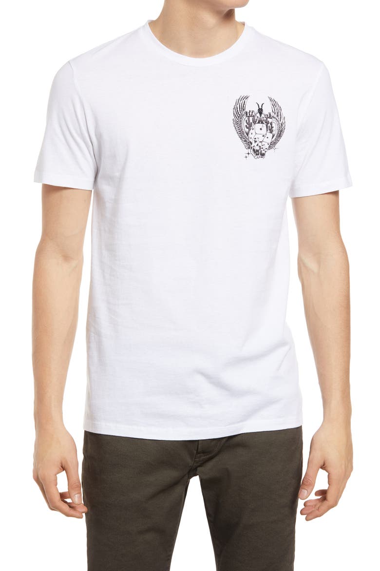 Men's Los Highway Graphic Tee, Main, color, OPTIC WHITE