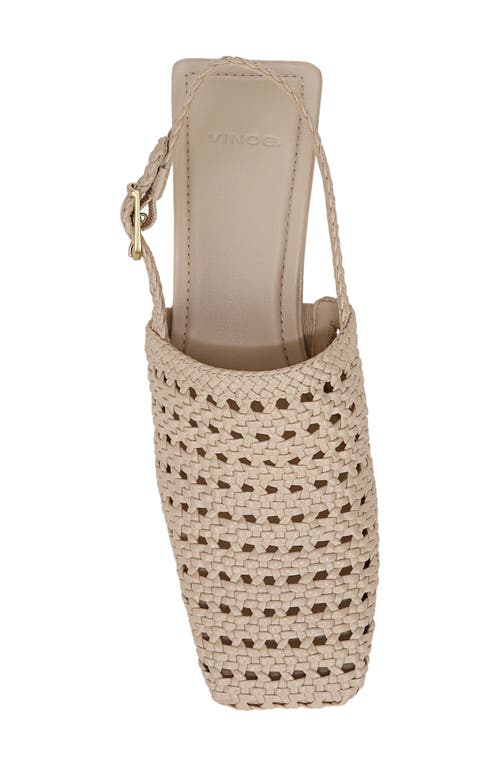 Vince Eris Slingback Pump In Neutral
