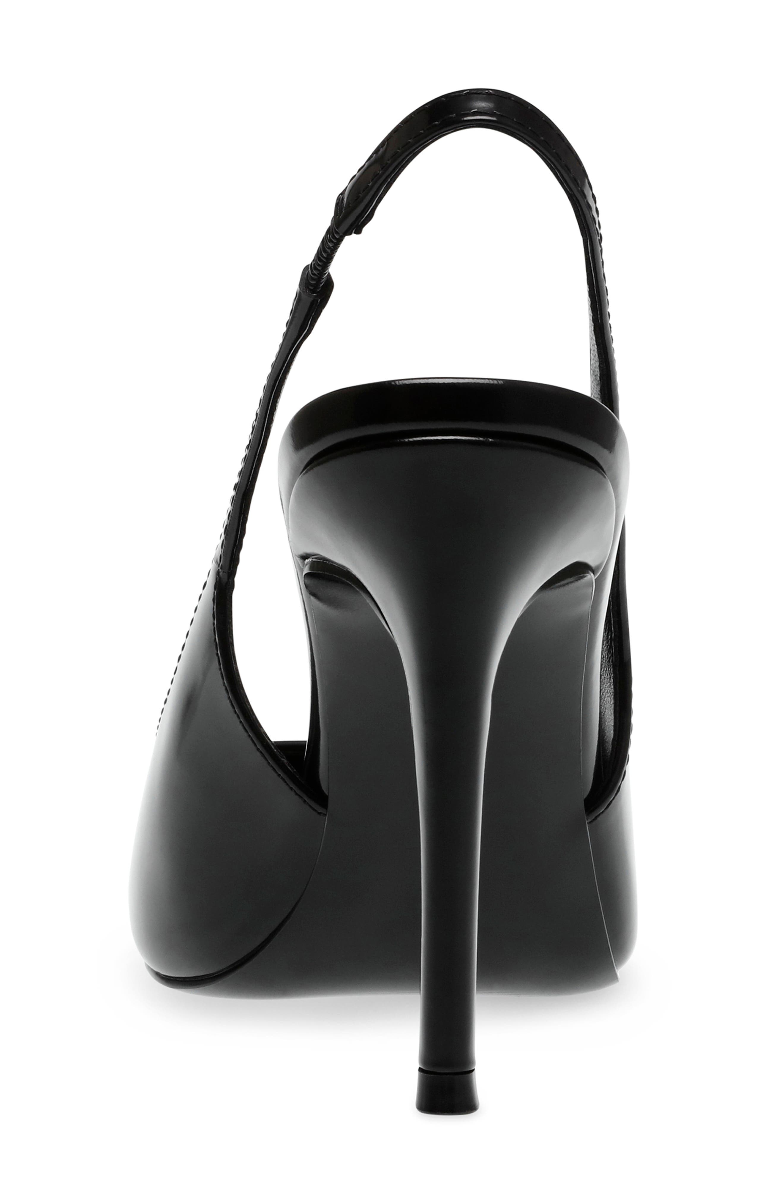 Steve Madden Reyes Pointed Toe Slingback Sandal, Alternate, color, Black Box