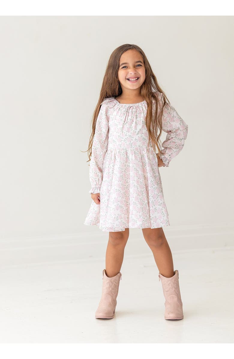 Isobella & Chloe Dewy Rose Dress, Alternate, color, Pink