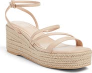 BP. Coco Espadrille Ankle Strap Platform Wedge Sandal