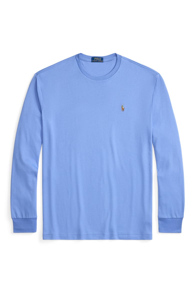 Soft Touch Long Sleeve T-Shirt, Alternate, color, FALL BLUE