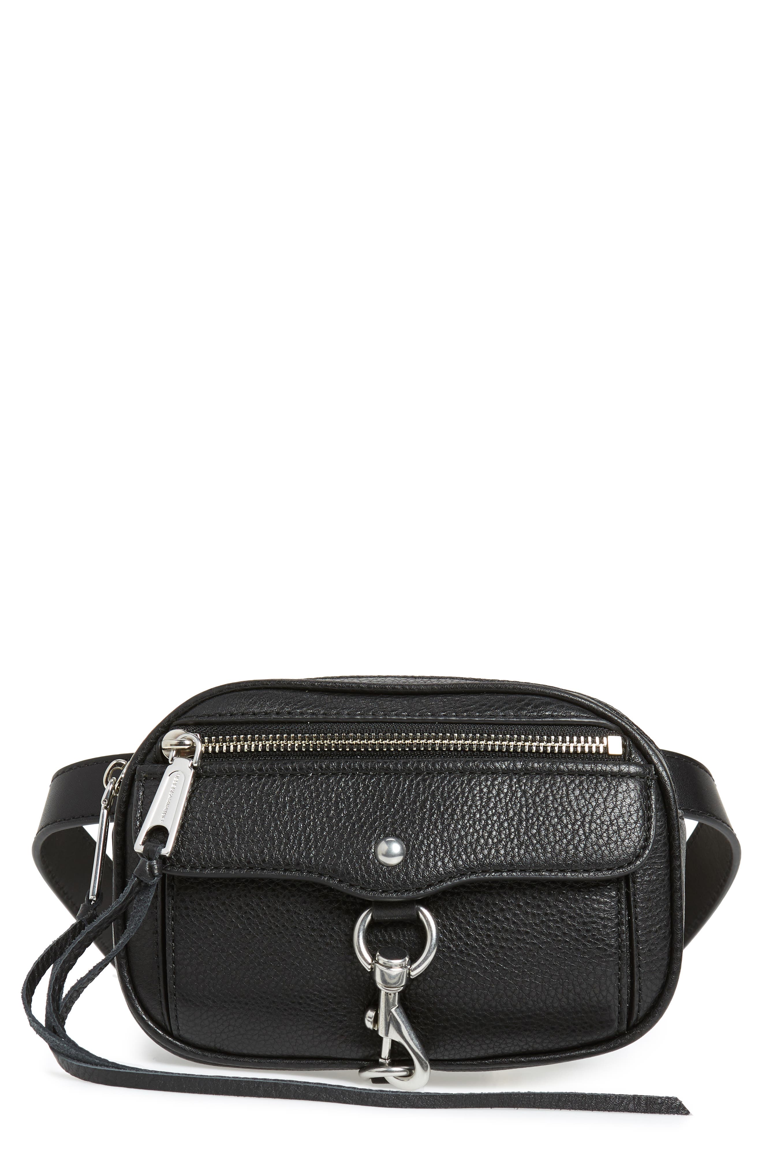 Rebecca Minkoff Blythe Leather Belt Bag, Main, color, 