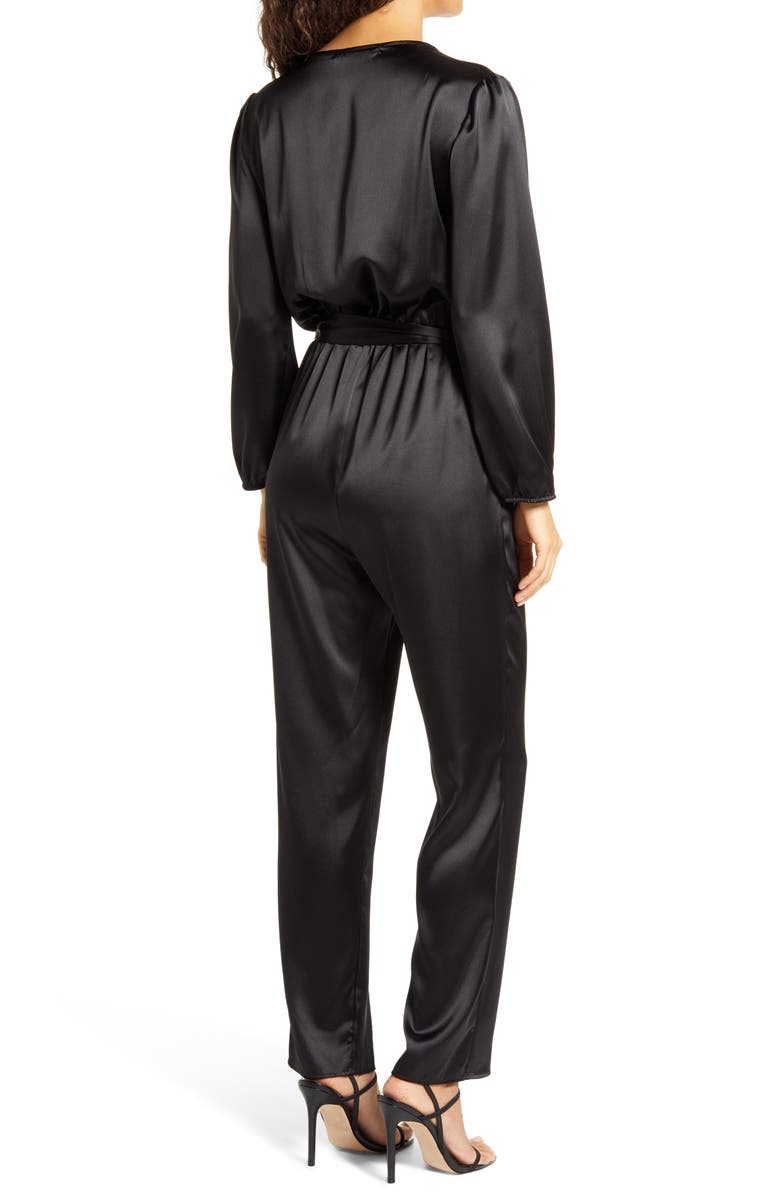 Fraiche by J Wrap Jumpsuit, Alternate, color, 