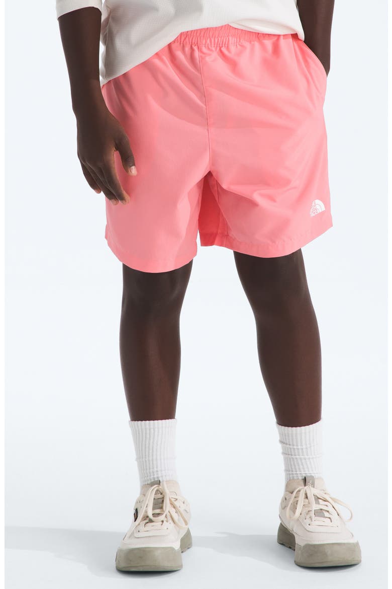 Kids' Class V FlashDry™ Shorts, Alternate, color, CORAL CRUSH LOGO WEATHER TOPO