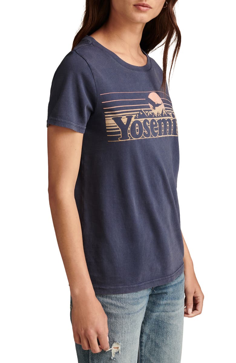 Lucky Brand Yosemite Ombré Graphic Cotton T-Shirt, Alternate, color, 
