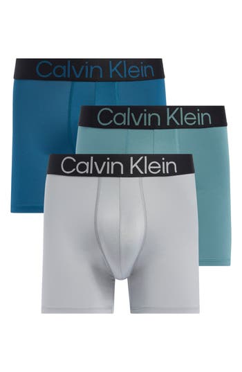 Calvin Klein Bold Logo 3-pack Boxer Briefs In Multi