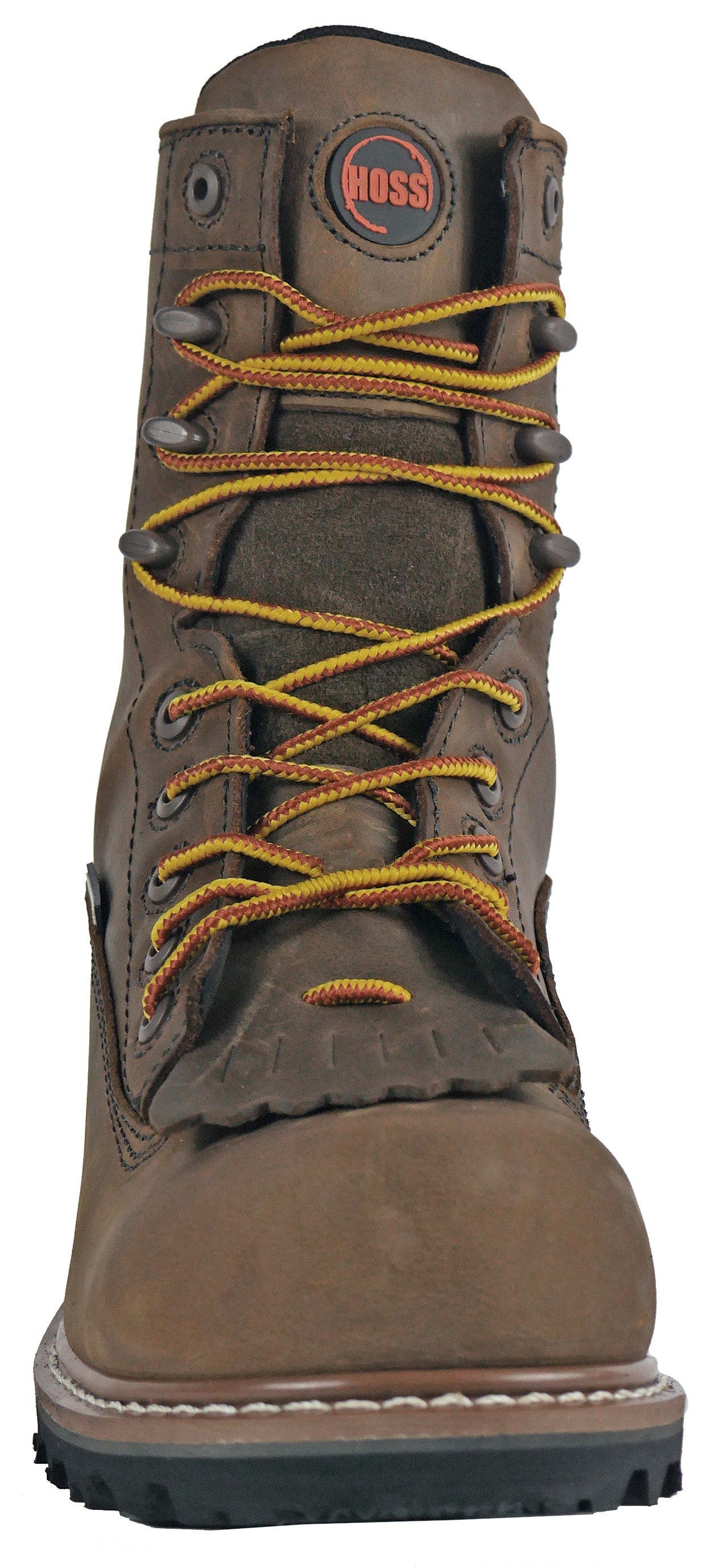 Hoss Boot Company HOSS Cross Cut Kiltie Logger Composite Toe Work Boot, Alternate, color, Brown