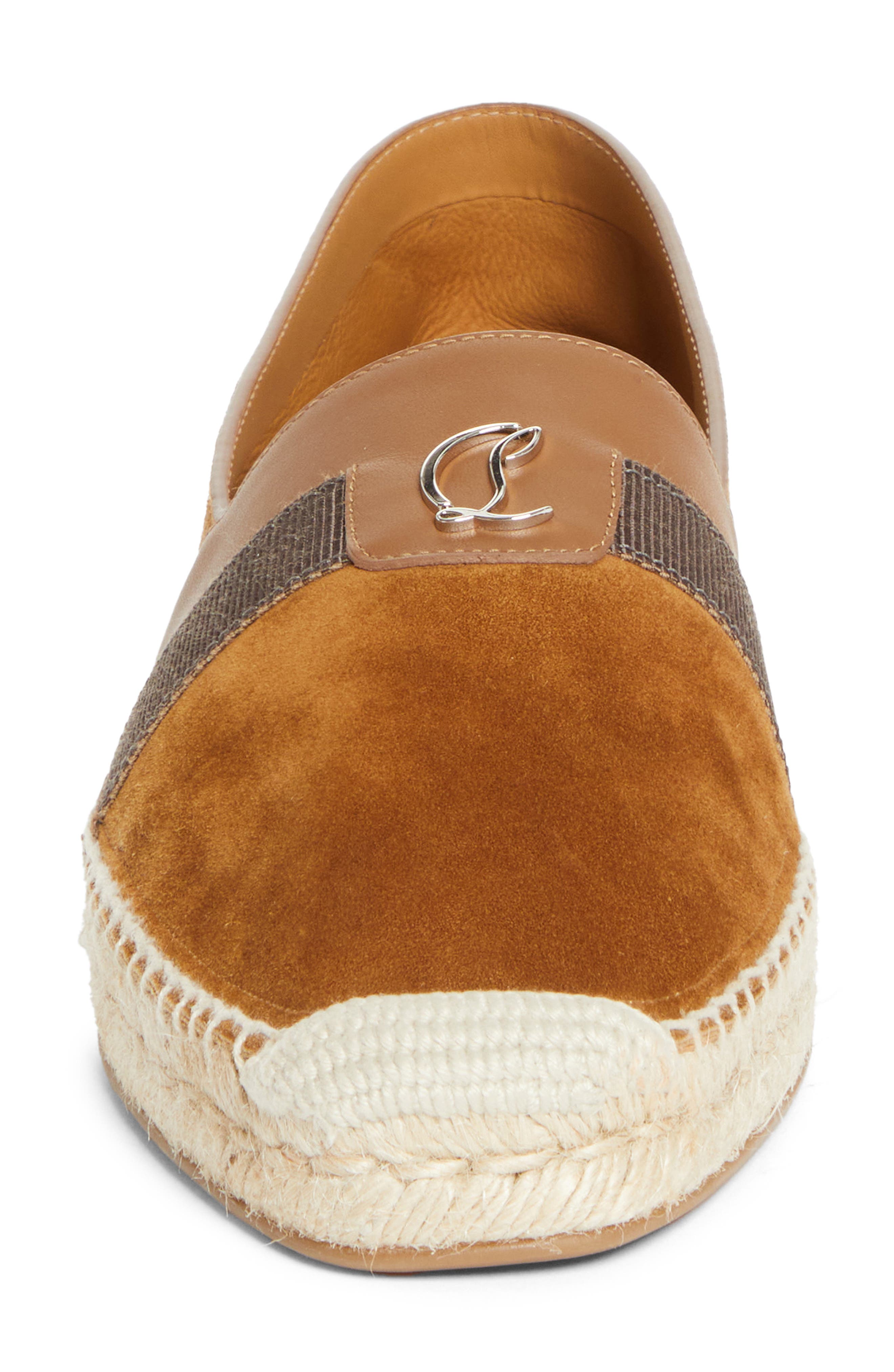 Christian Louboutin Alfarica CL Logo Espadrille, Alternate, color, Rhea