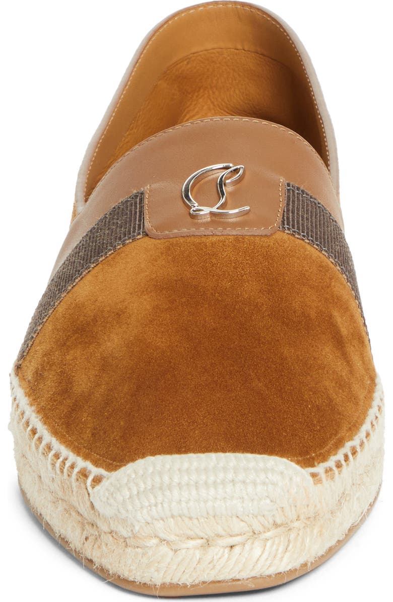 Christian Louboutin Alfarica CL Logo Espadrille, Alternate, color, Rhea