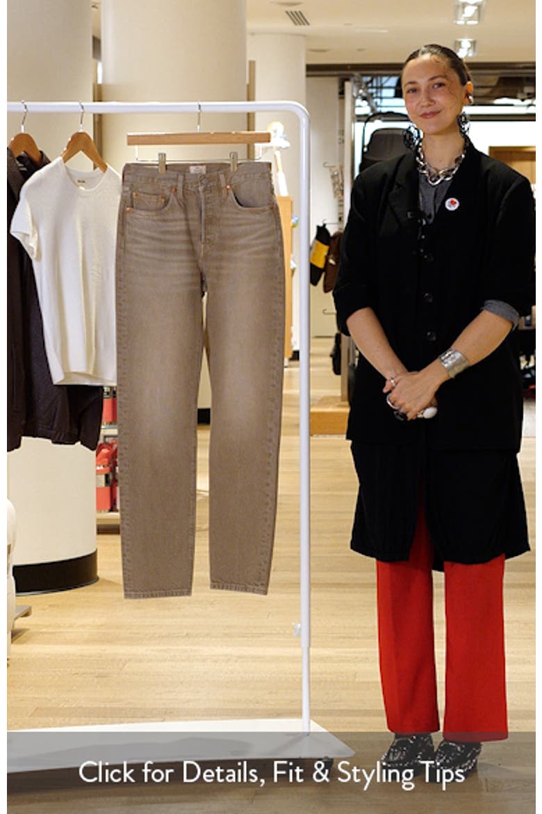 501® High Waist Straight Leg Jeans video