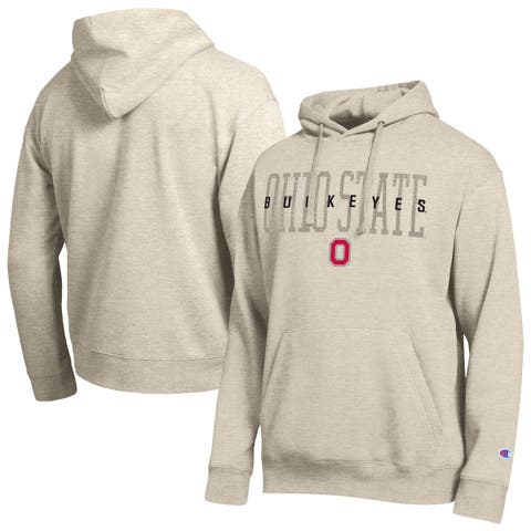 Men's Champion  Oatmeal Ohio State Buckeyes All-Star Neutral Stack Hoodie