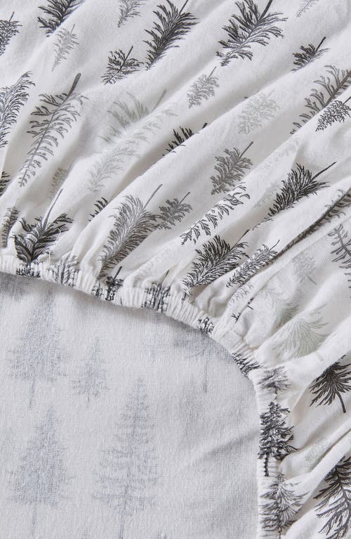 Woven & Weft Holiday Print Turkish Cotton Sheet Set In White