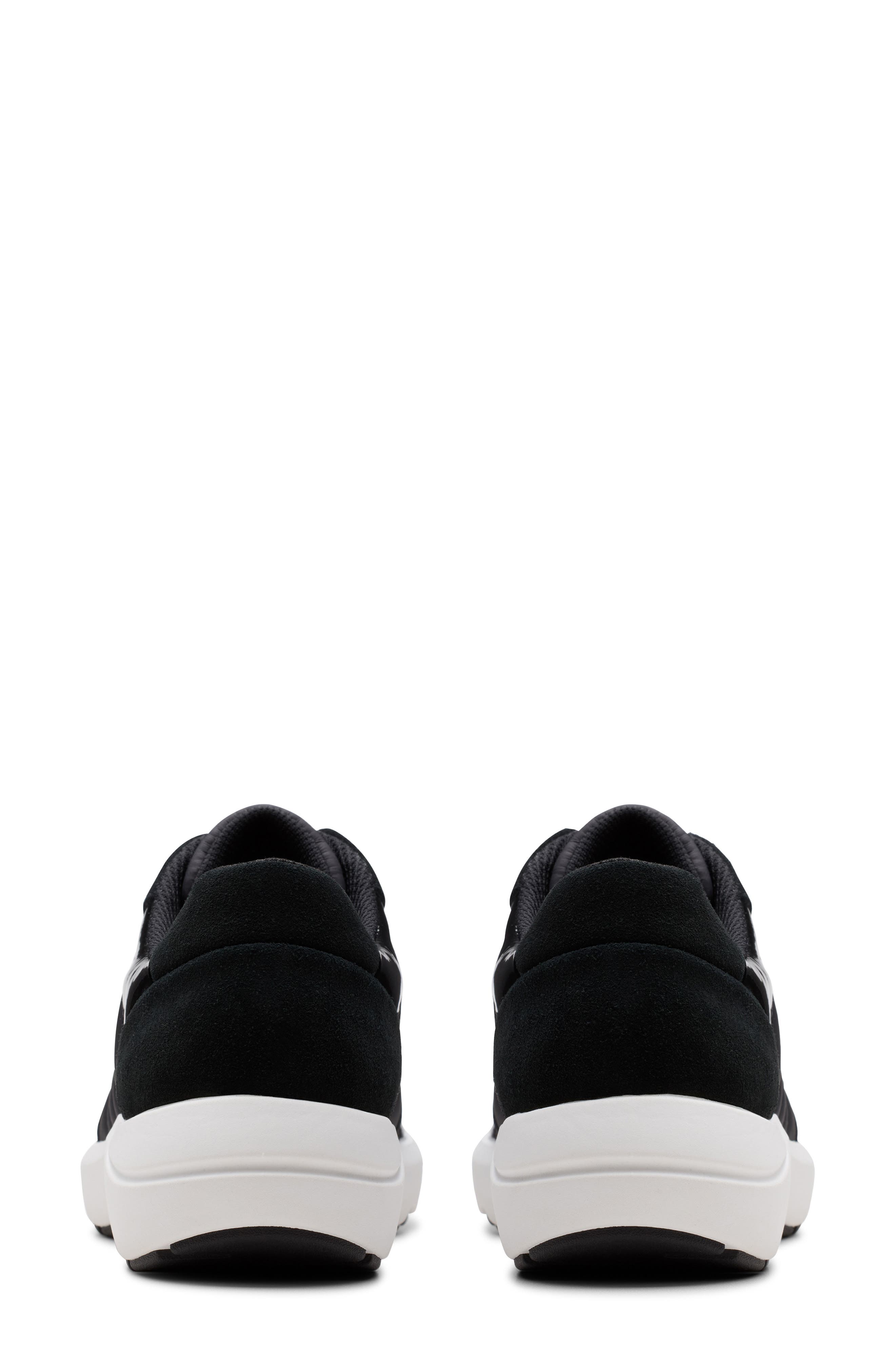 Clarks<sup>®</sup> Trivoli Quilted Mixed-Media Sneaker, Alternate, color, 