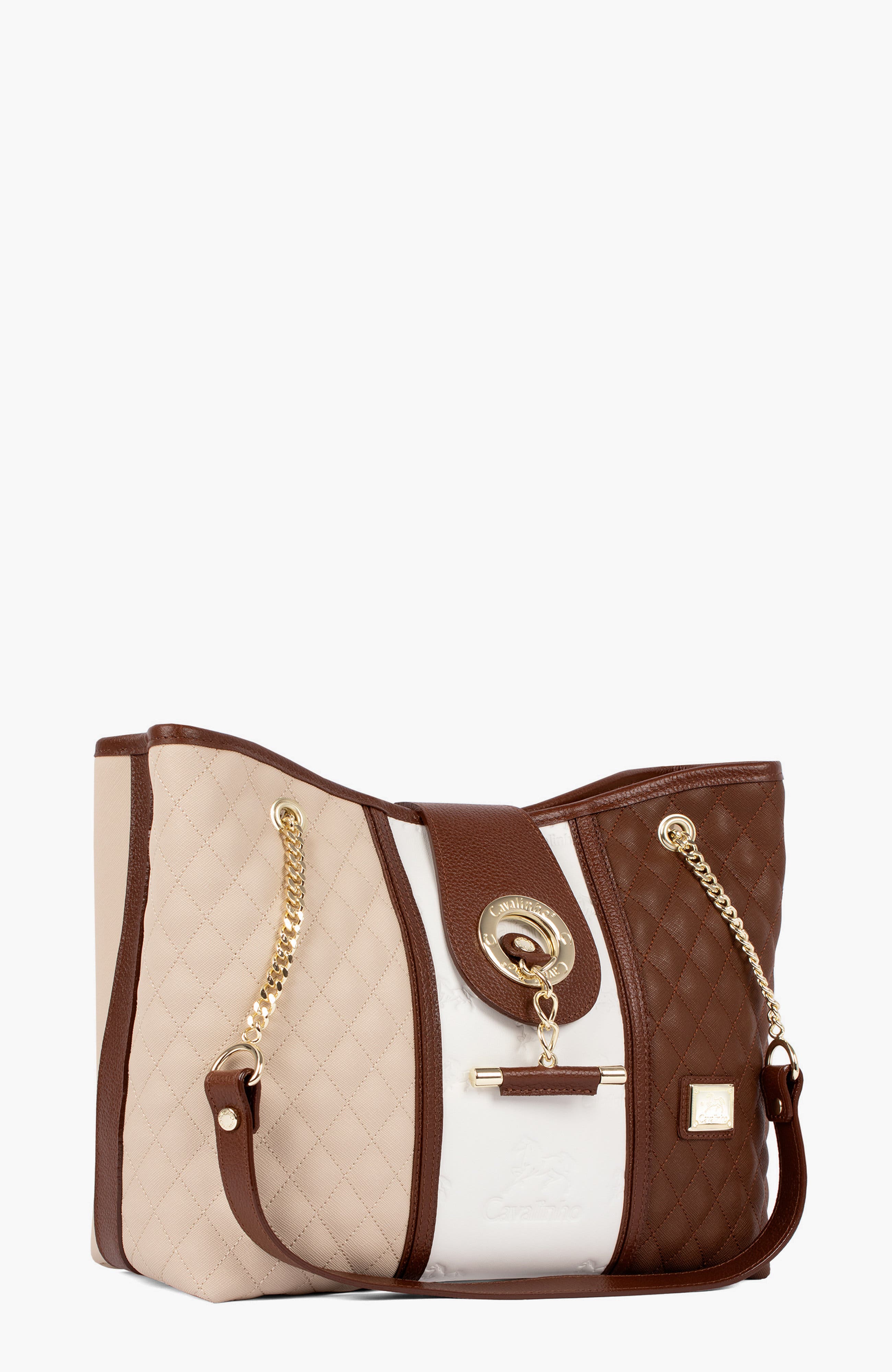 Sublime 258 Shoulder Bag, Alternate, color, Camel Brown / Beige / White