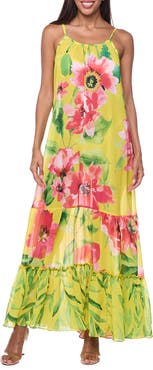 RANEES Tiered Cover-Up Maxi Dress