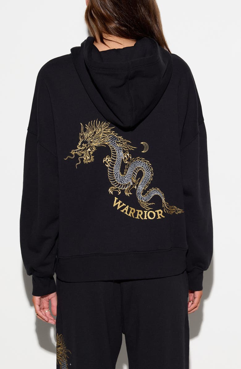 Spiritual Gangster Warrior Spirit Del Ray Hoodie, Alternate, color, Black