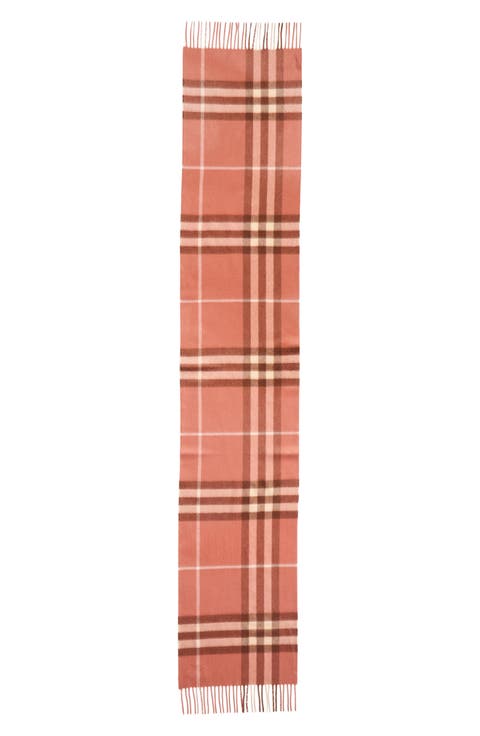 Giant Icon Check Cashmere Scarf