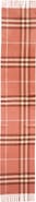Burberry Giant Icon Check Cashmere Scarf