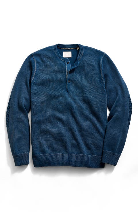 Cotton Henley Sweater