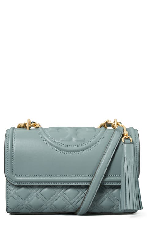 Small Fleming Convertible Leather Shoulder Bag