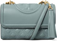 Tory Burch Small Fleming Convertible Leather Shoulder Bag