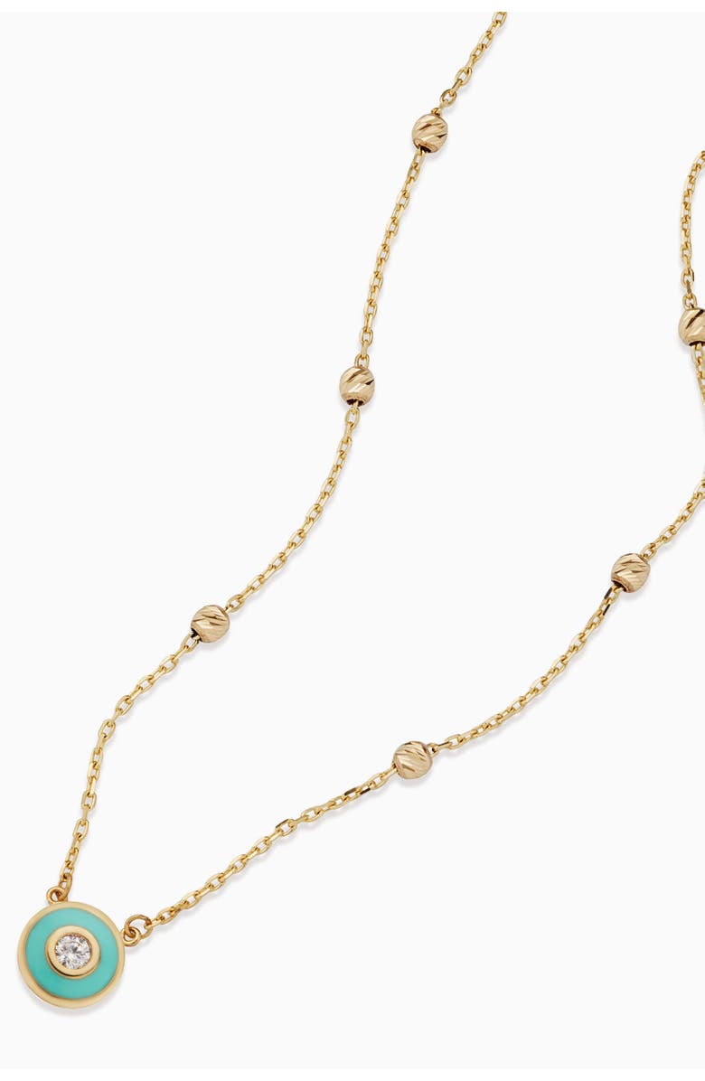 Oradina 14K Yellow Gold Station Necklace, Alternate, color, 