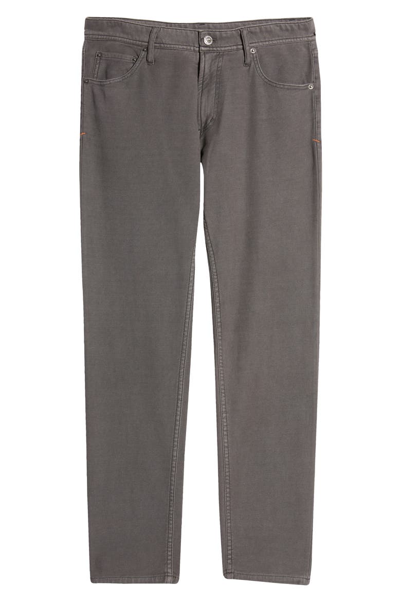 Comfort Terry Five-Pocket Tailored Fit Pants, Alternate, color, STEEL