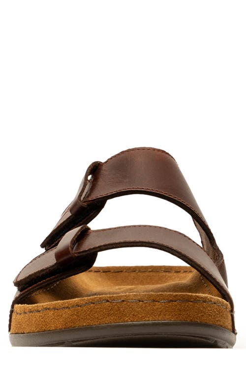 Rodd & Gunn Ranfurly Slide Sandal In Redwood