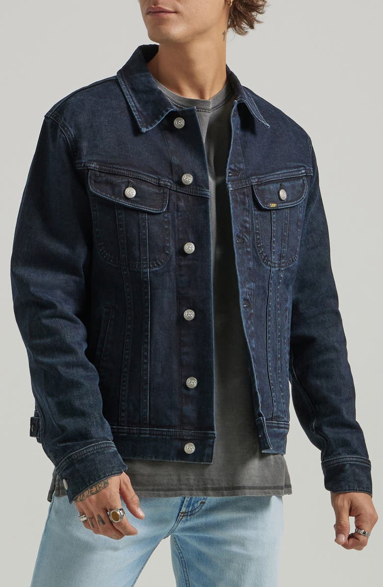 Lee Rider Denim Trucker Jacket, Main, color, 