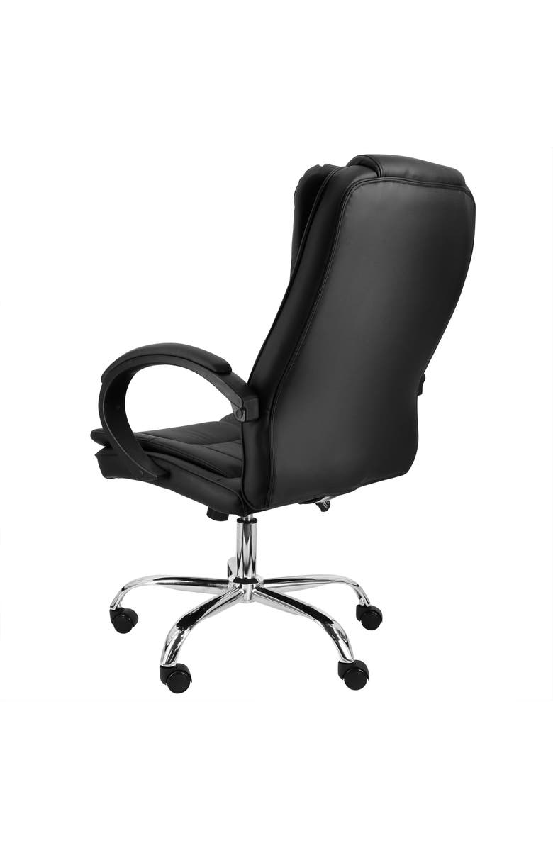 Elama High Back Adjustable Office Chair, Alternate, color, Black
