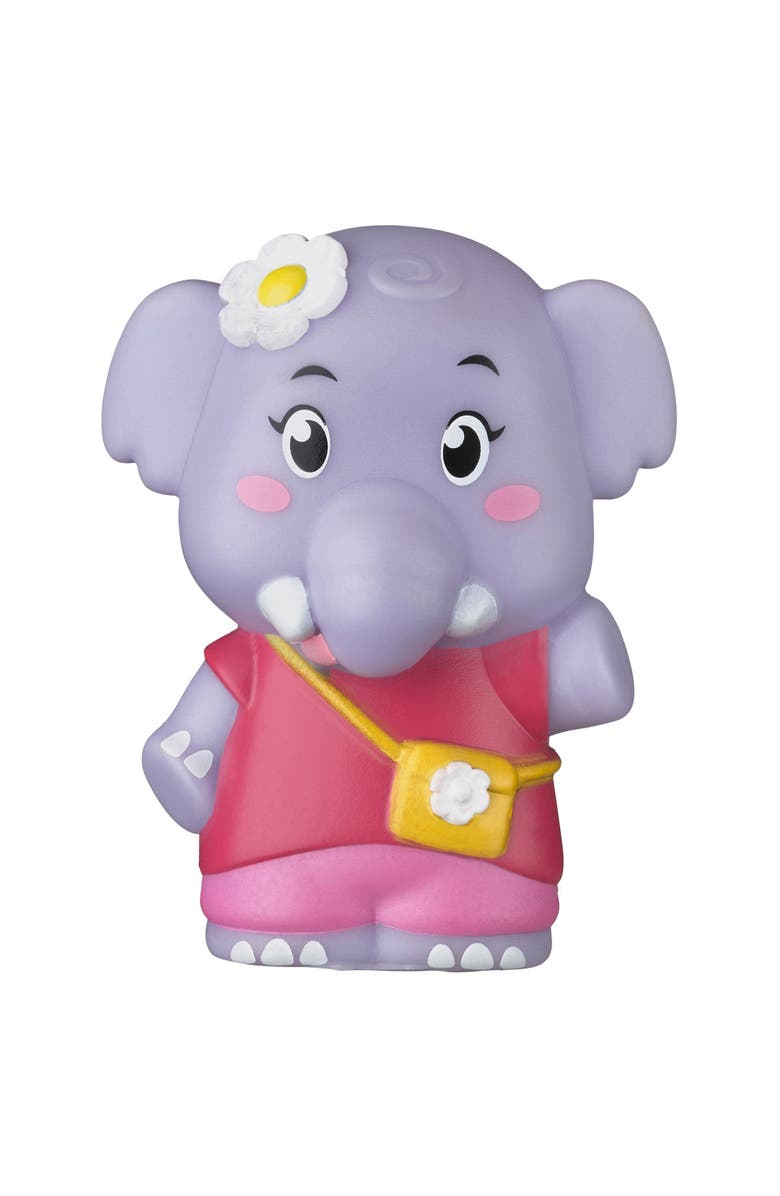 Timber Tots Elephant Family 4 Mini Figures, Jungle Playset, Kidstoddlers, Alternate, color, Multicolored