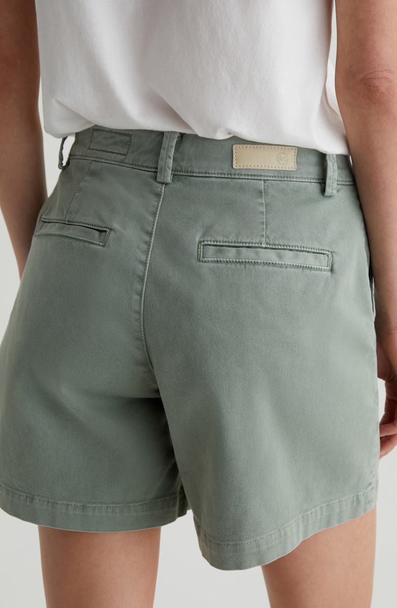 AG Jude Stretch Twill Shorts, Alternate, color, Sulfur Matcha Latte